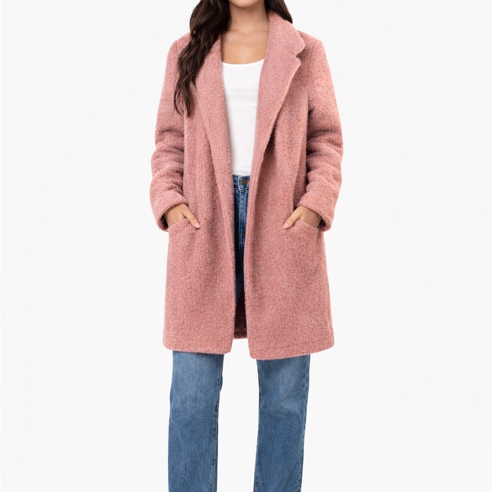 A New Day Size Medium Dusty Pink Long-Line Jacket